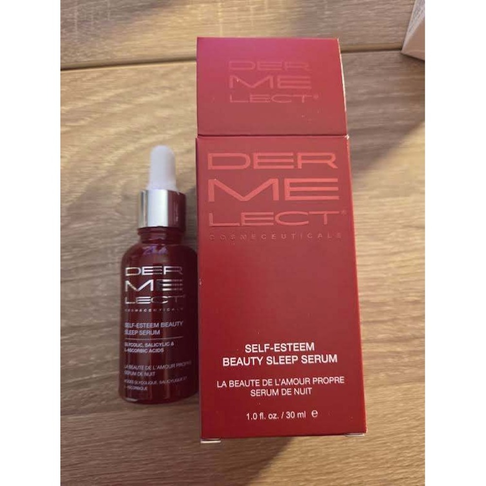 Dermelect Self-Esteem Beauty Sleep Serum 1oz Anti-Aging Glycolic Salicylic Acid